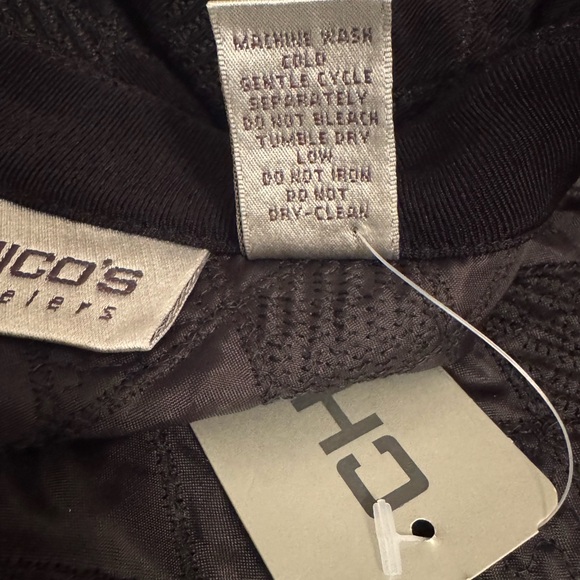 Chico’s Travelers Black Diamond Quilted Zip Vest Size 3 XL NWT - Picture 7 of 7